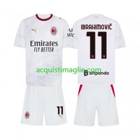 Divisa di Calcio AC Milan Ibrahimovic 11 Bambino Trasferta 2026/2027